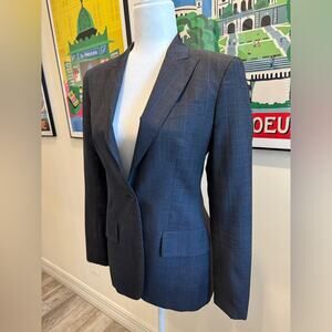 Stella McCartney Women’s Grey Plaid Blazer - Size 42 / US 6